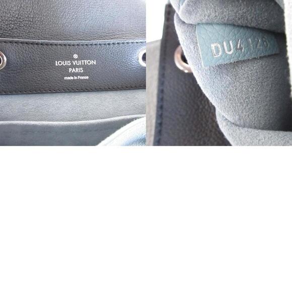 LOUIS VUITTON Black Leather Backpack - Picture 5 of 5